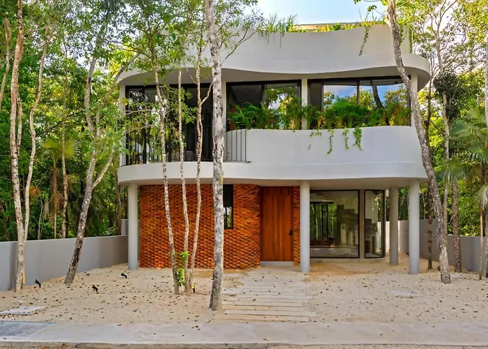 Villa Luxury 4br Eco 10ppl Outdoor Pizza Oven - Private Pool & Jacuzzi Tulum